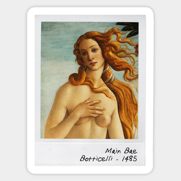 botticelli - main bae venus Sticker by pripple